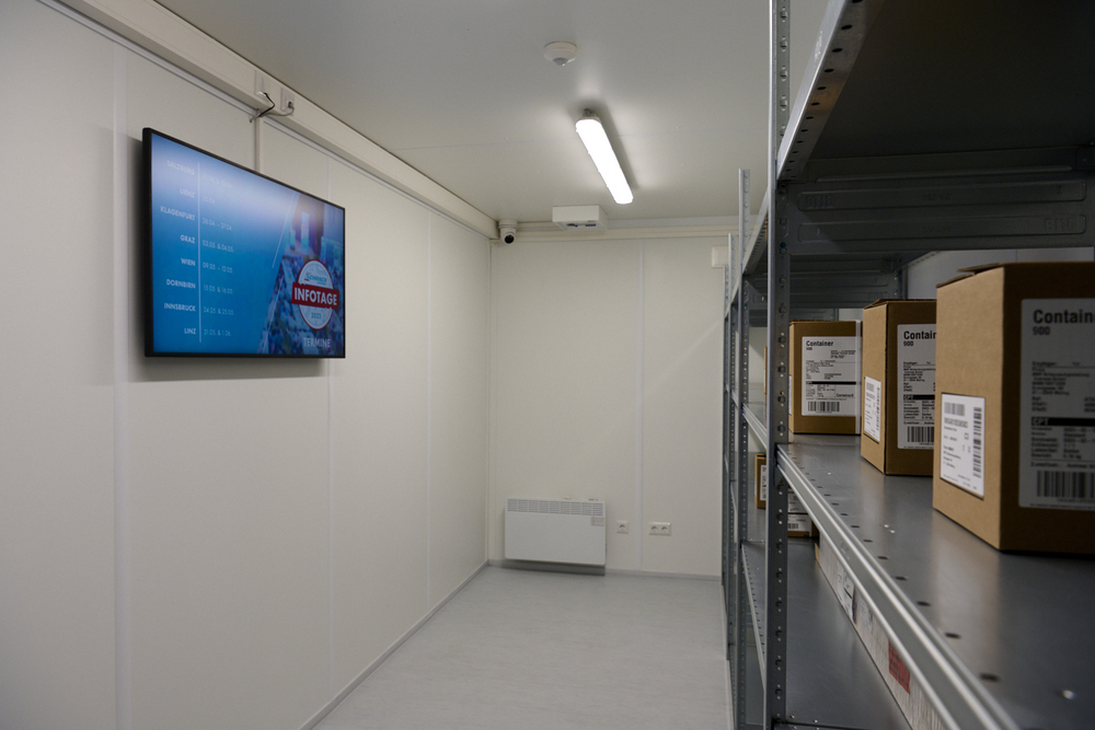 Innenansicht der Pickup Station