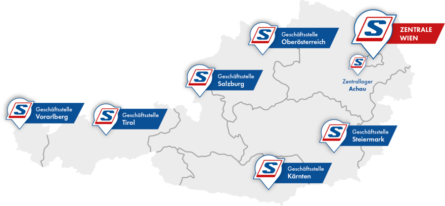 Österreich Standorte Schrack Technik