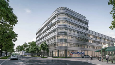 Illustration des neuen Hauptquartiers der Schrack Technik GmbH