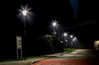 Straßenlaterne und Stadtbeleuchtung