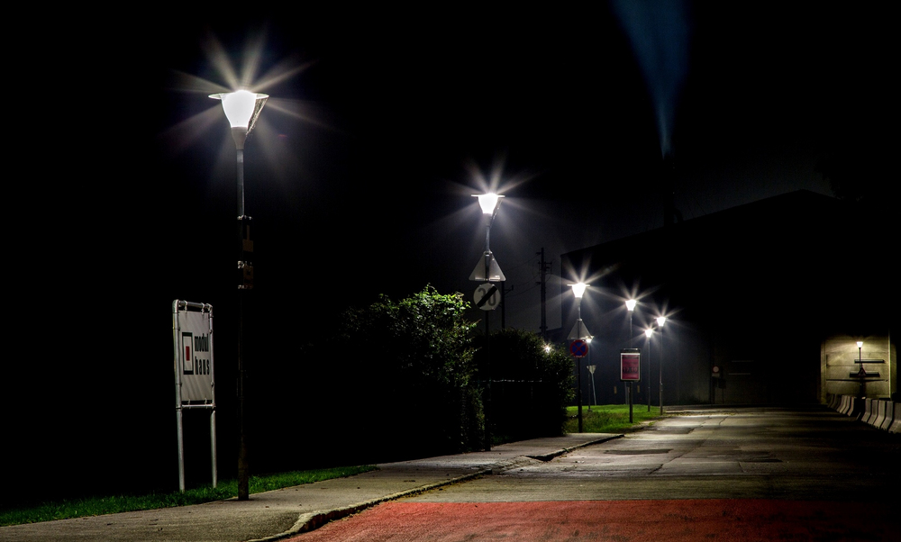 Straßenlaterne und Stadtbeleuchtung
