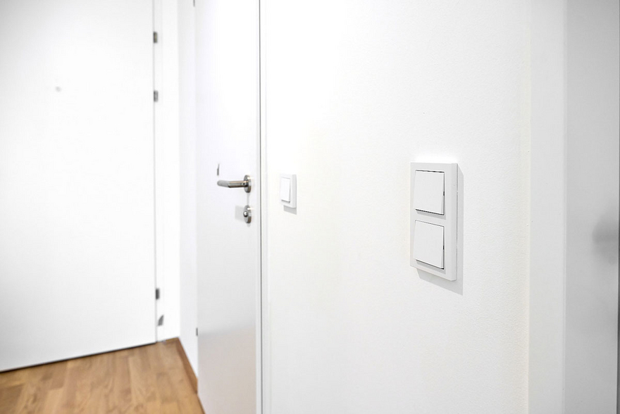 VISIO S Flächenschalter Referenz Wohnung