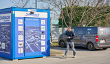 Ankunft bei Pickup Station ohne Stau